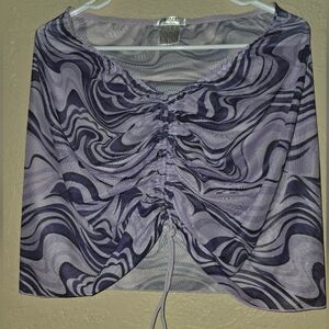 AIMAGE sheer mesh swimsuit cover-up